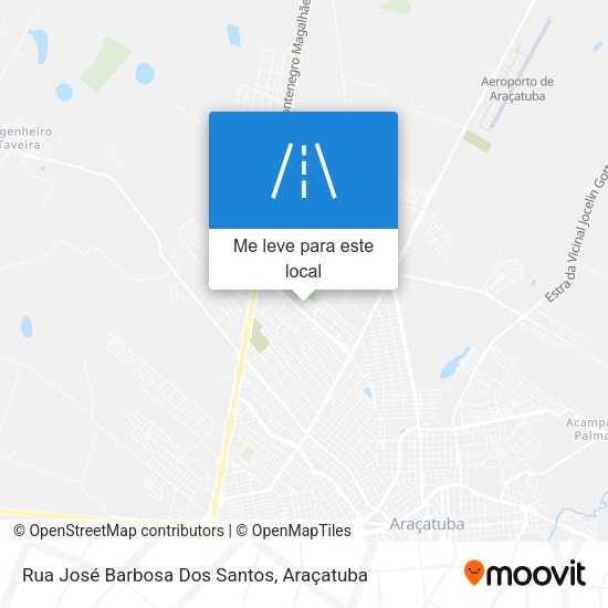 Rua José Barbosa Dos Santos mapa