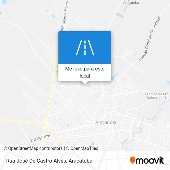Rua José De Castro Alves mapa