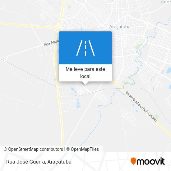 Rua José Guerra mapa