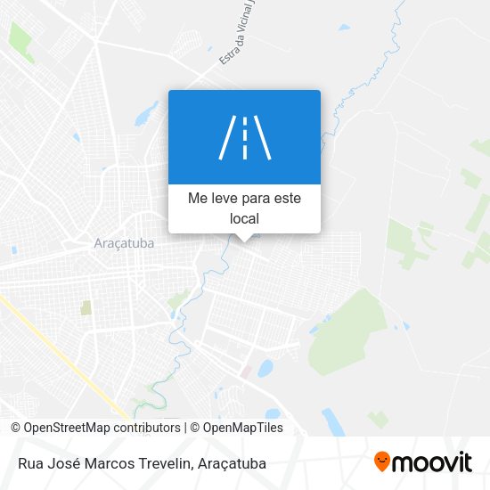 Rua José Marcos Trevelin mapa