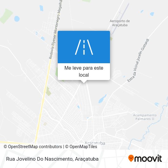 Rua Jovelino Do Nascimento mapa