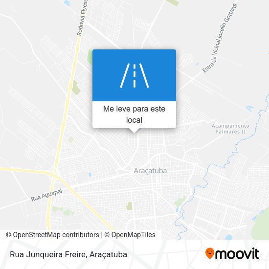 Rua Junqueira Freire mapa