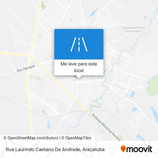 Rua Laurindo Caetano De Andrade mapa