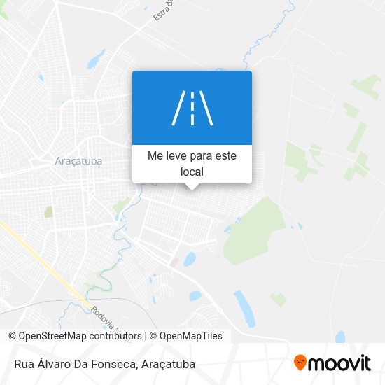Rua Álvaro Da Fonseca mapa