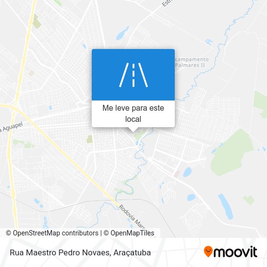 Rua Maestro Pedro Novaes mapa