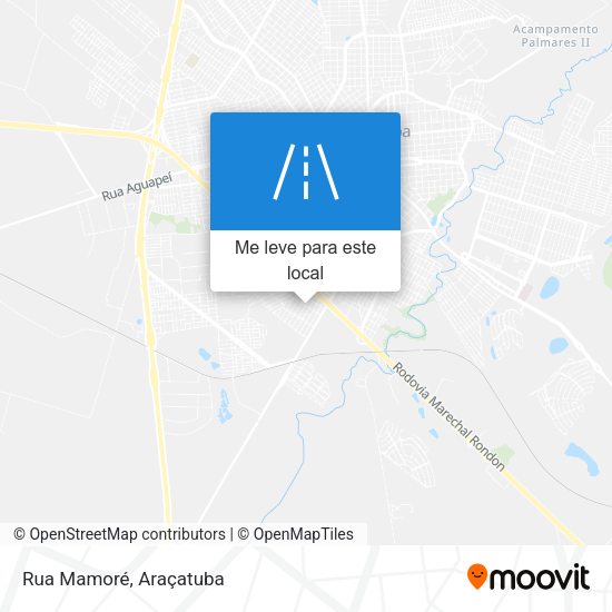 Rua Mamoré mapa