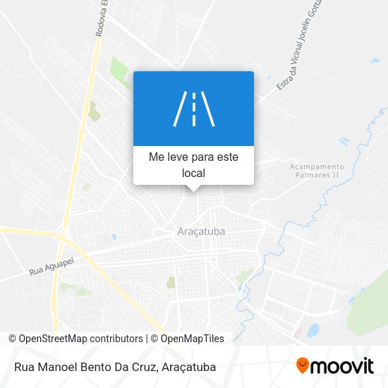 Rua Manoel Bento Da Cruz mapa