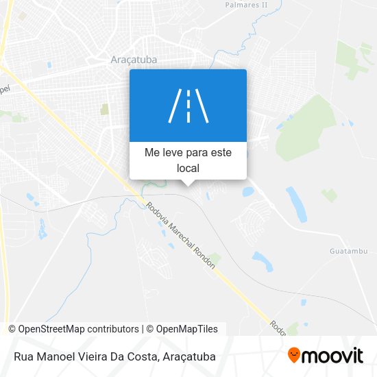 Rua Manoel Vieira Da Costa mapa