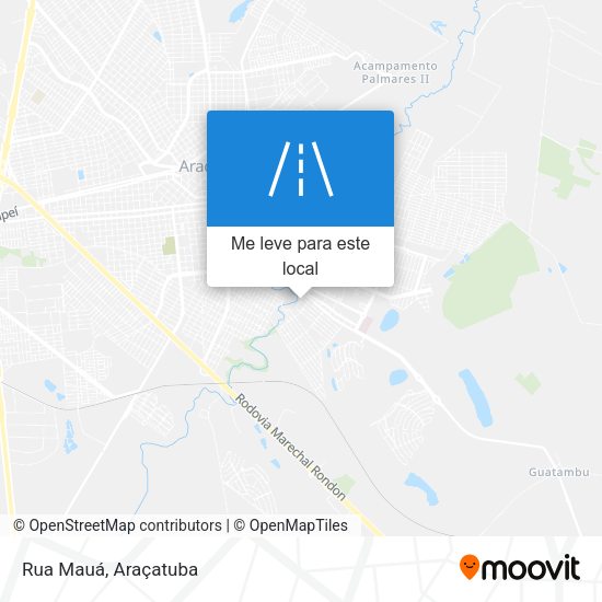 Rua Mauá mapa