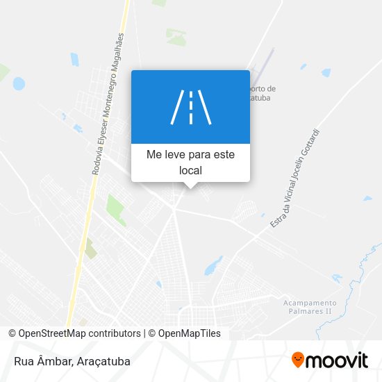 Rua Âmbar mapa
