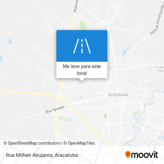 Rua Milhen Abujanra mapa