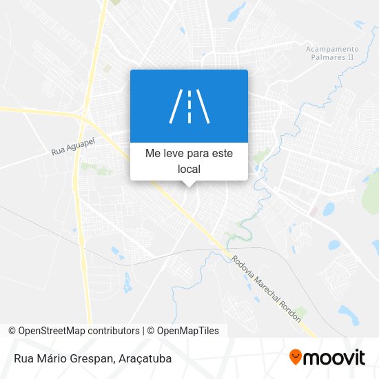 Rua Mário Grespan mapa