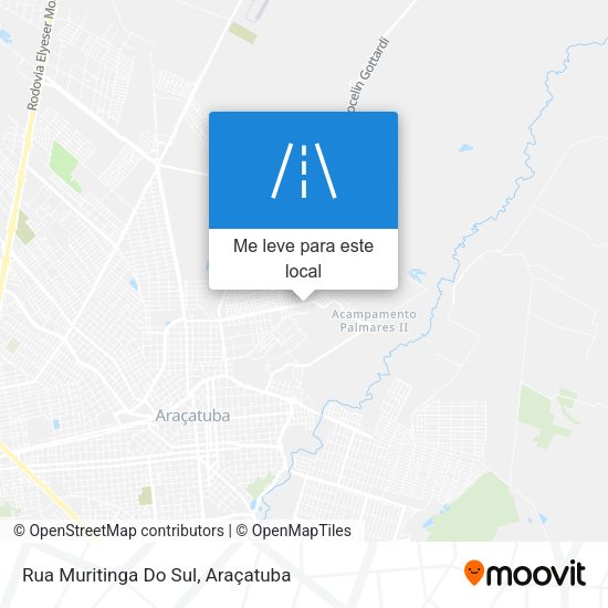 Rua Muritinga Do Sul mapa