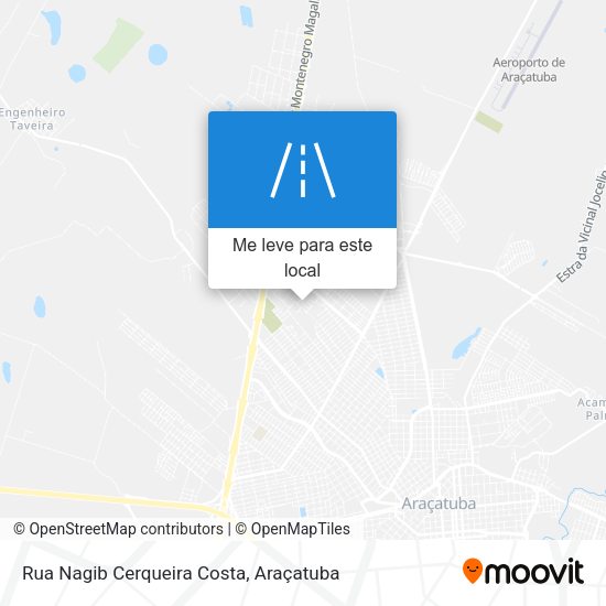 Rua Nagib Cerqueira Costa mapa