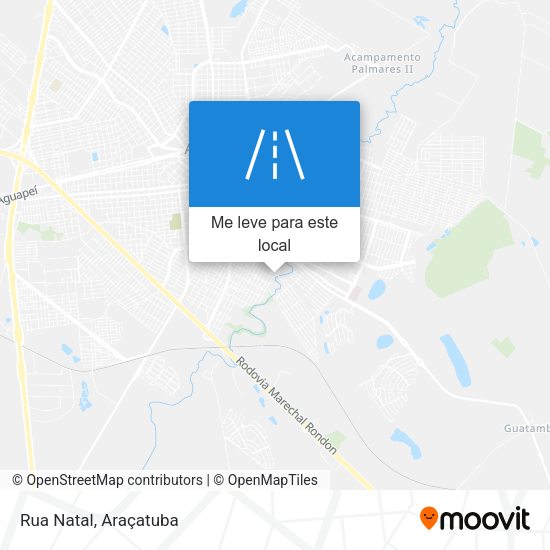 Rua Natal mapa