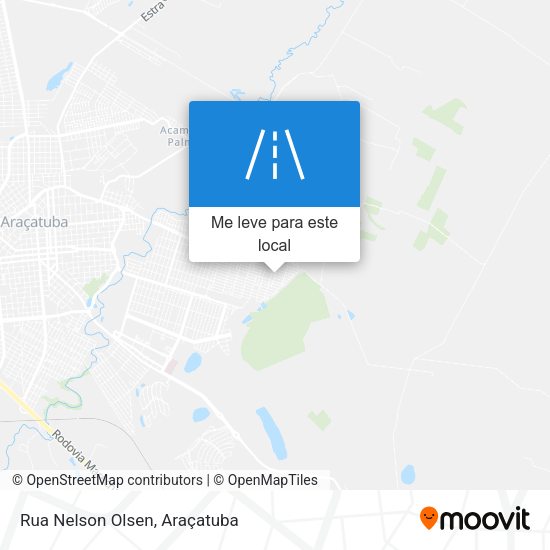 Rua Nelson Olsen mapa