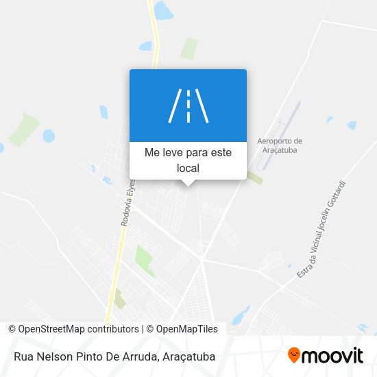 Rua Nelson Pinto De Arruda mapa
