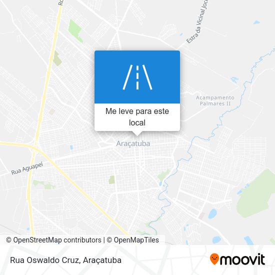Rua Oswaldo Cruz mapa