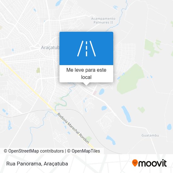 Rua Panorama mapa