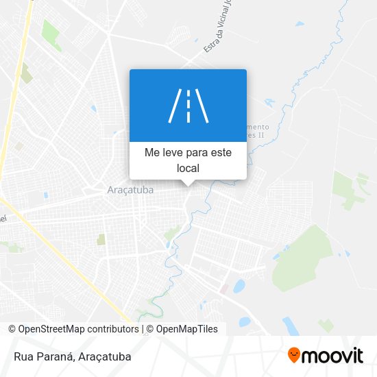 Rua Paraná mapa