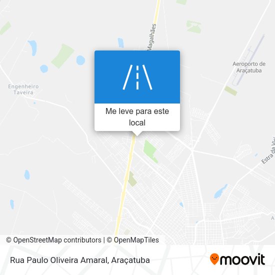 Rua Paulo Oliveira Amaral mapa