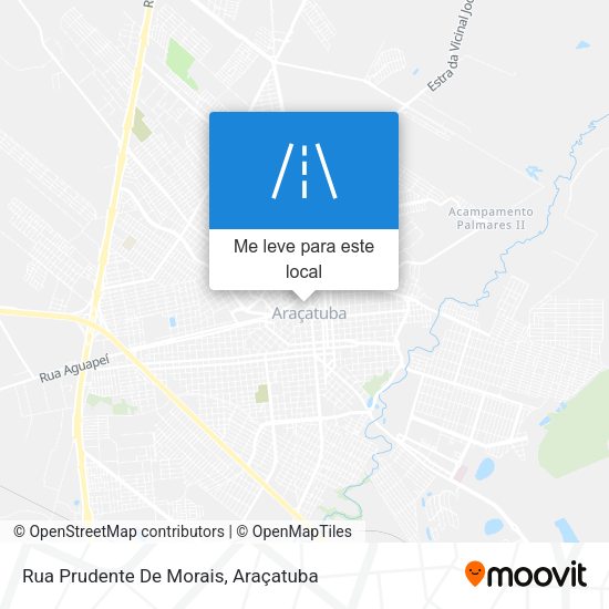 Rua Prudente De Morais mapa