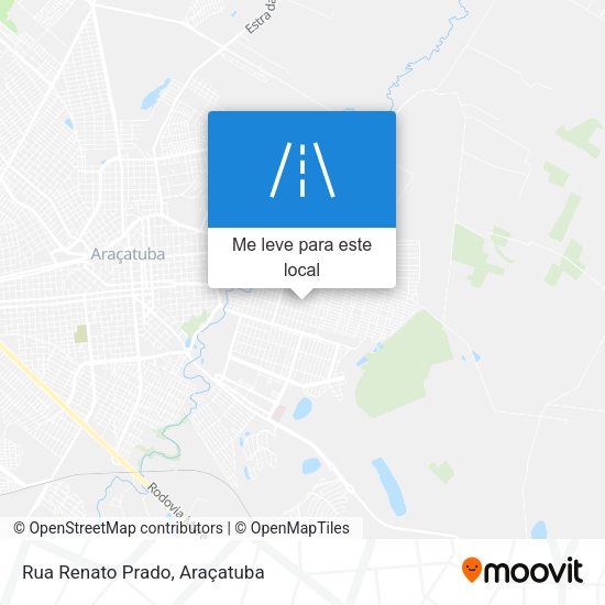 Rua Renato Prado mapa