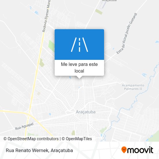 Rua Renato Wernek mapa