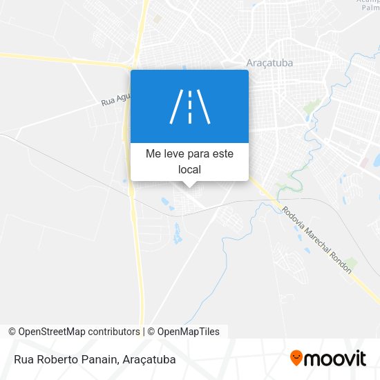 Rua Roberto Panain mapa