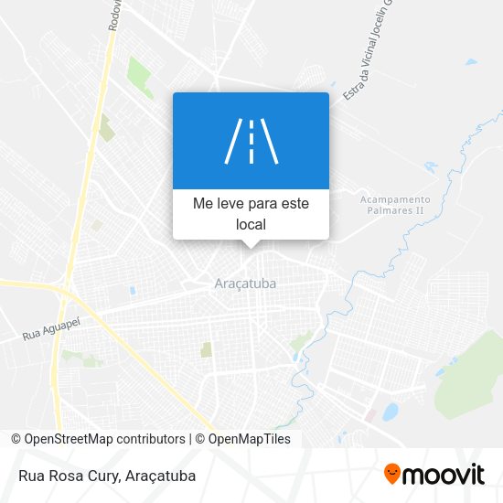 Rua Rosa Cury mapa