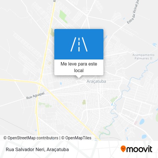 Rua Salvador Neri mapa