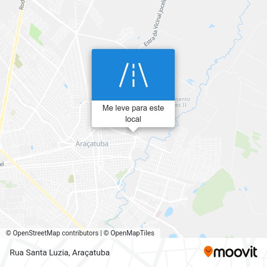 Rua Santa Luzia mapa