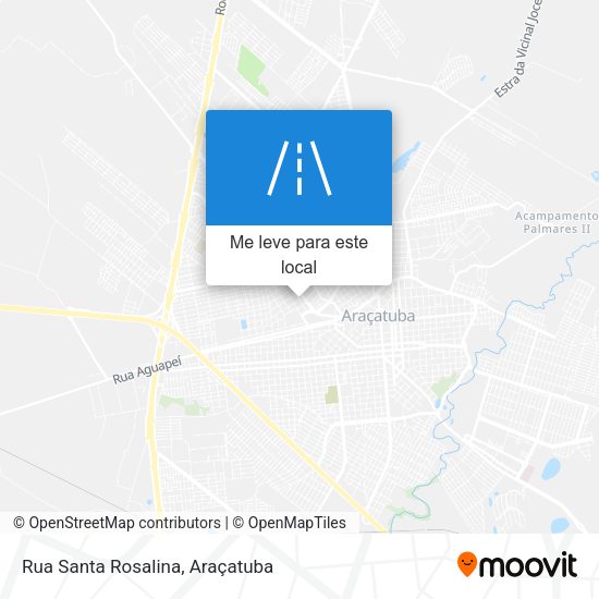 Rua Santa Rosalina mapa