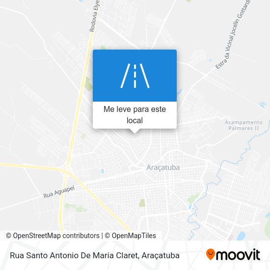 Rua Santo Antonio De Maria Claret mapa