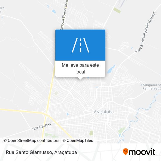 Rua Santo Giamusso mapa