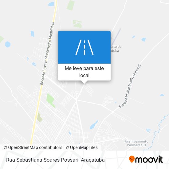 Rua Sebastiana Soares Possari mapa