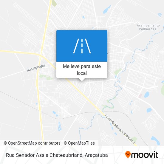 Rua Senador Assis Chateaubriand mapa