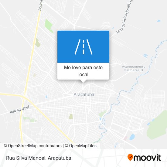 Rua Silva Manoel mapa