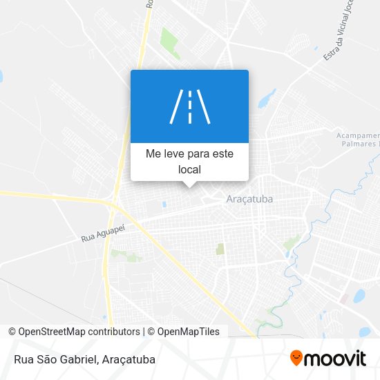 Rua São Gabriel mapa