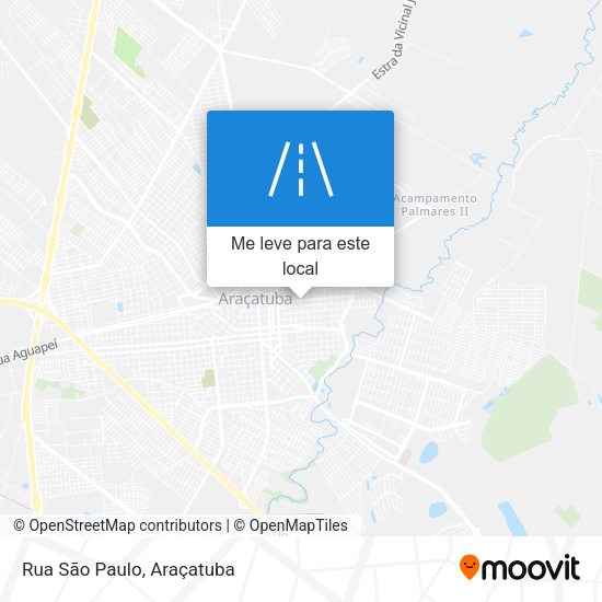 Rua São Paulo mapa
