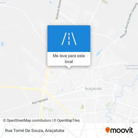 Rua Tomé De Souza mapa