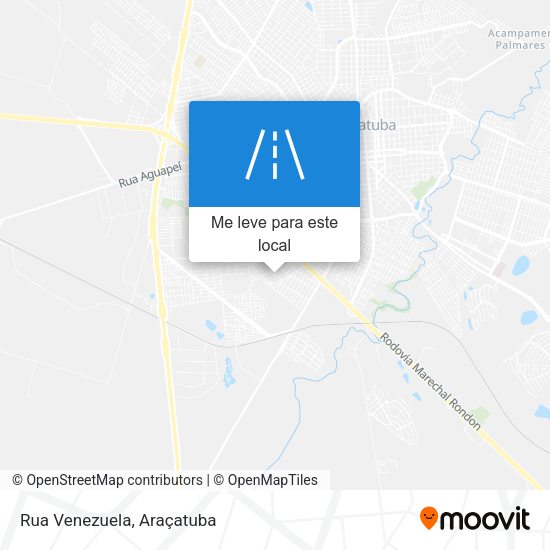 Rua Venezuela mapa