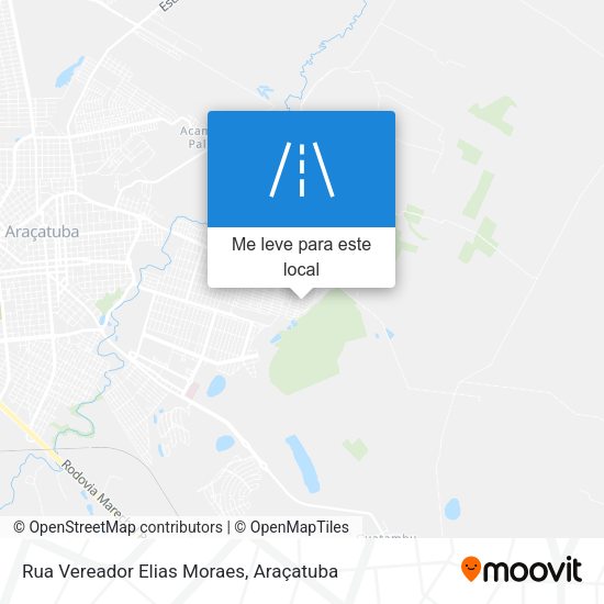 Rua Vereador Elias Moraes mapa