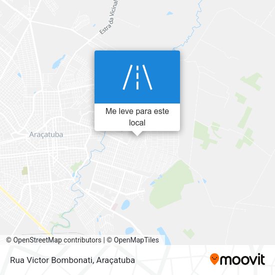 Rua Victor Bombonati mapa