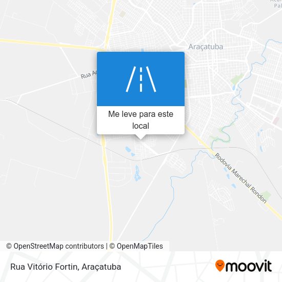 Rua Vitório Fortin mapa