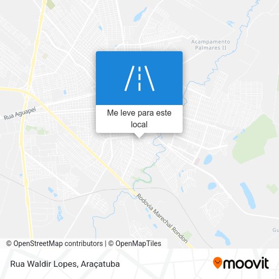 Rua Waldir Lopes mapa