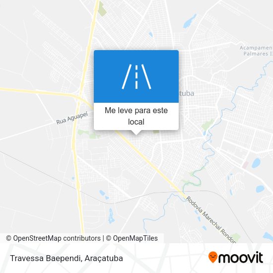 Travessa Baependi mapa