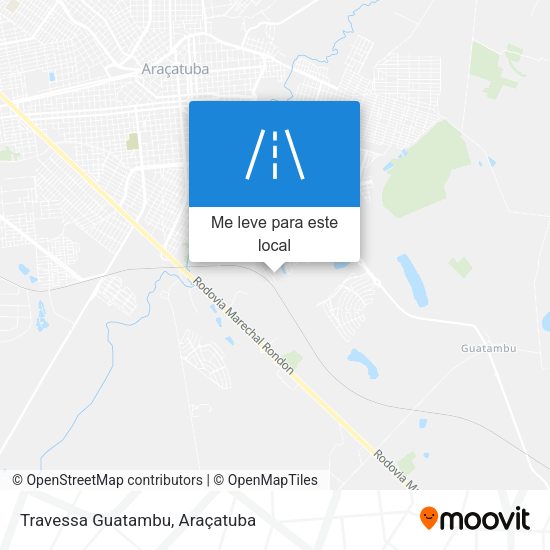 Travessa Guatambu mapa