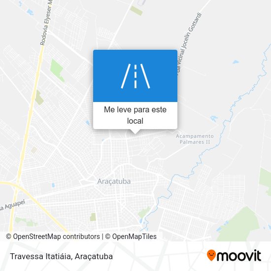 Travessa Itatiáia mapa