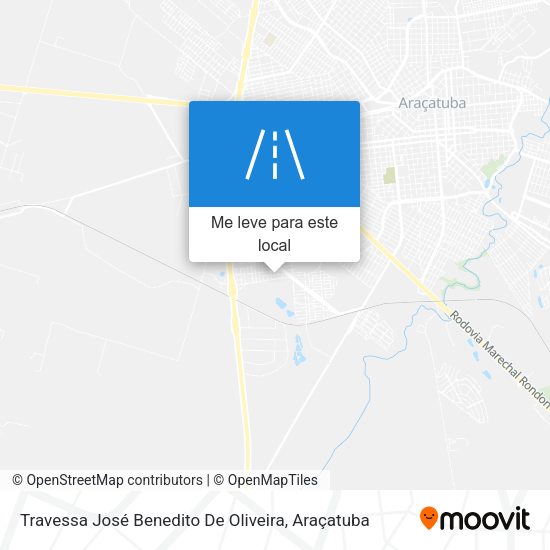 Travessa José Benedito De Oliveira mapa